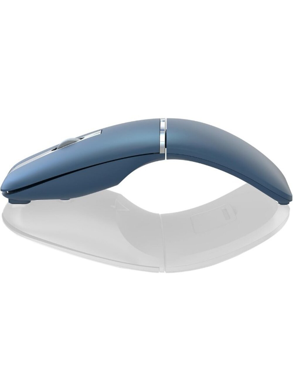 Wireless Bluetooth Arc Travel Mouse - Dual Mode USB, Rechargeable & Portable